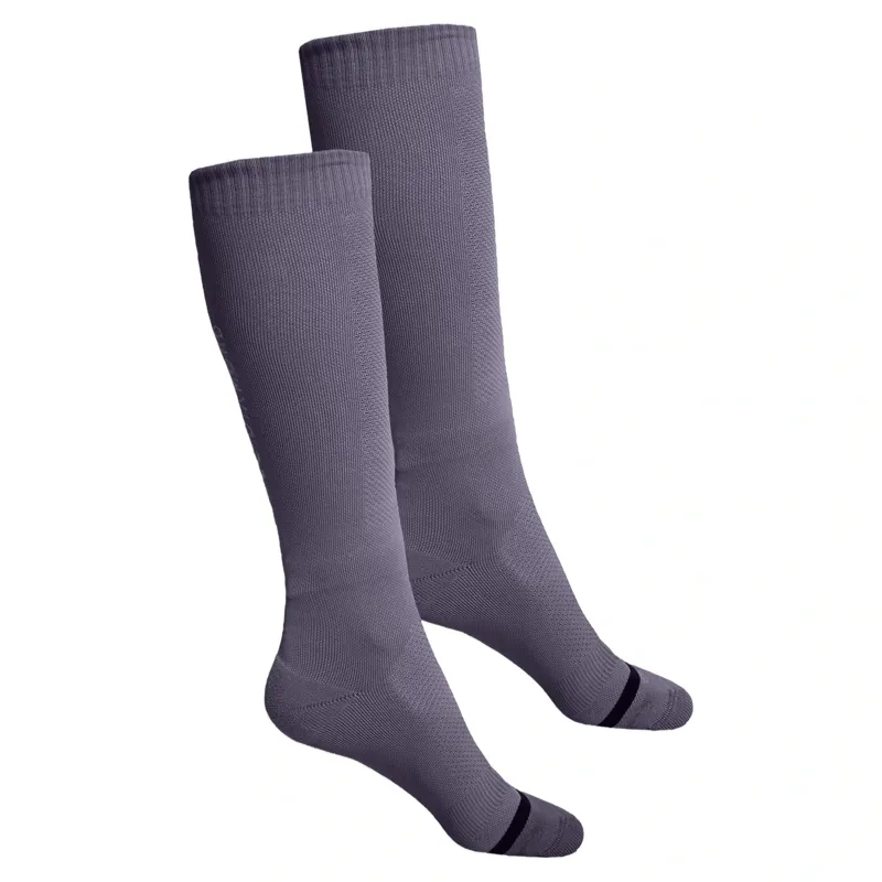 Aztec Diamond Young Rider Technical Riding Socks Twin Pack - Amethyst-1