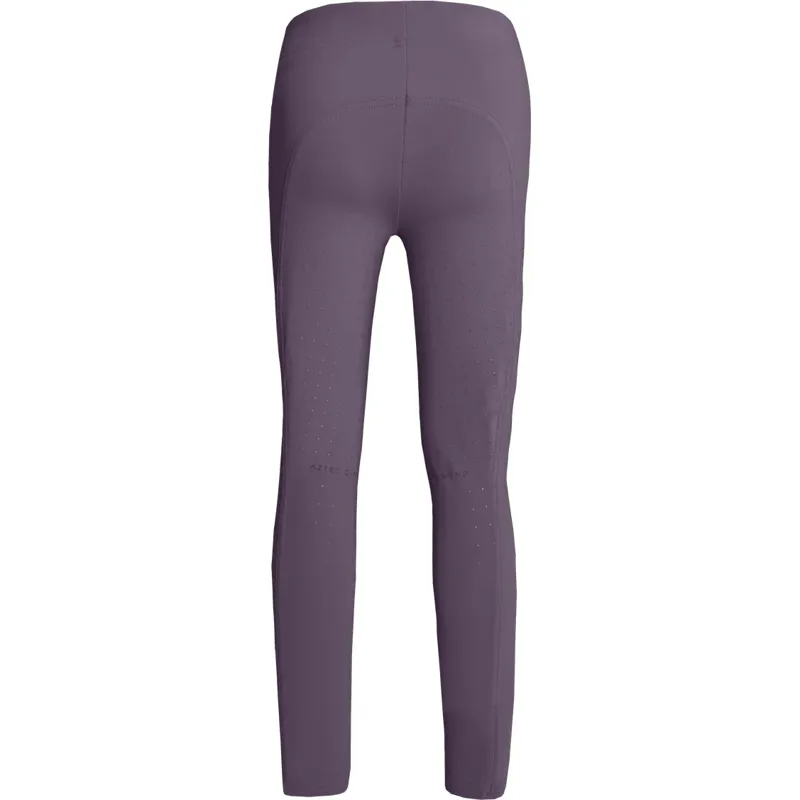 Aztec Diamond Young Rider Full Grip Junior Riding Leggings - Amethyst-4
