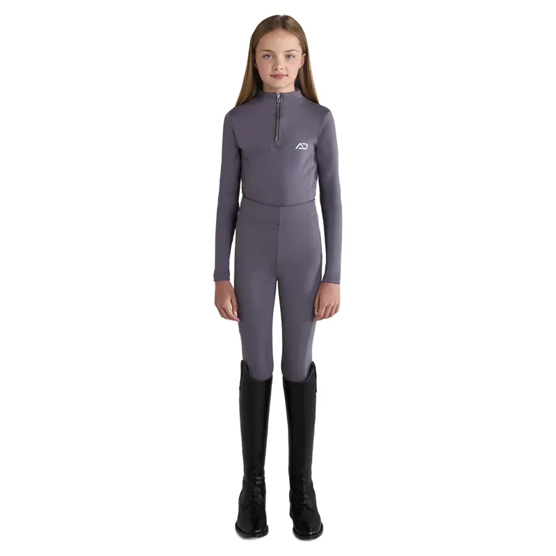 Aztec Diamond Young Rider Full Grip Junior Riding Leggings - Amethyst-6