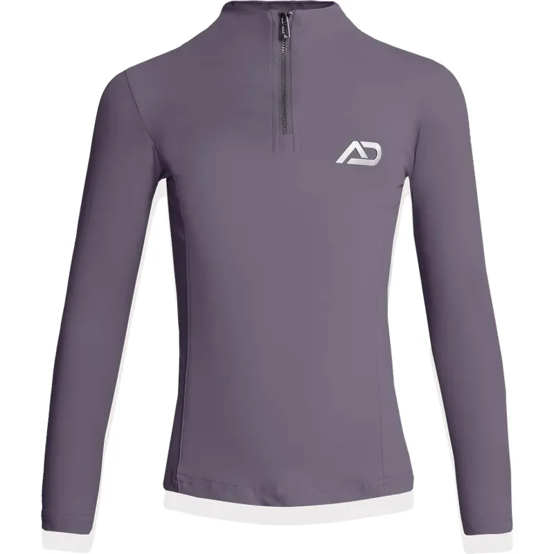 Aztec Diamond Young Rider Long Sleeve Junior Base Layer - Amethyst-2