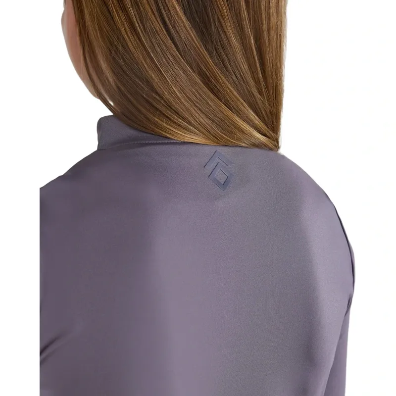 Aztec Diamond Young Rider Long Sleeve Junior Base Layer - Amethyst-5