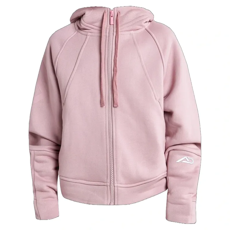 Aztec Diamond Young Rider Panel Full Zip Junior Hoodie - Pink-3