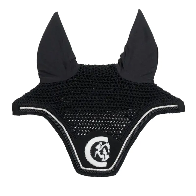 Kentucky Wellington 3D Logo Rope Fly Veil - Black