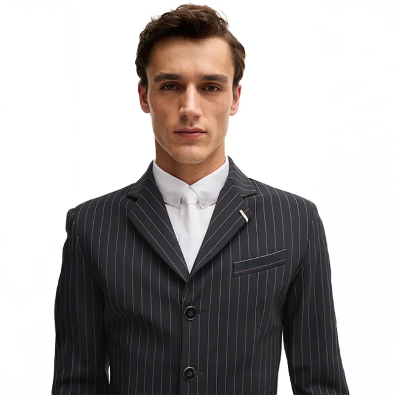 BOSS Equestrian Allen Mens Pinstripe Show Jacket - Black-4