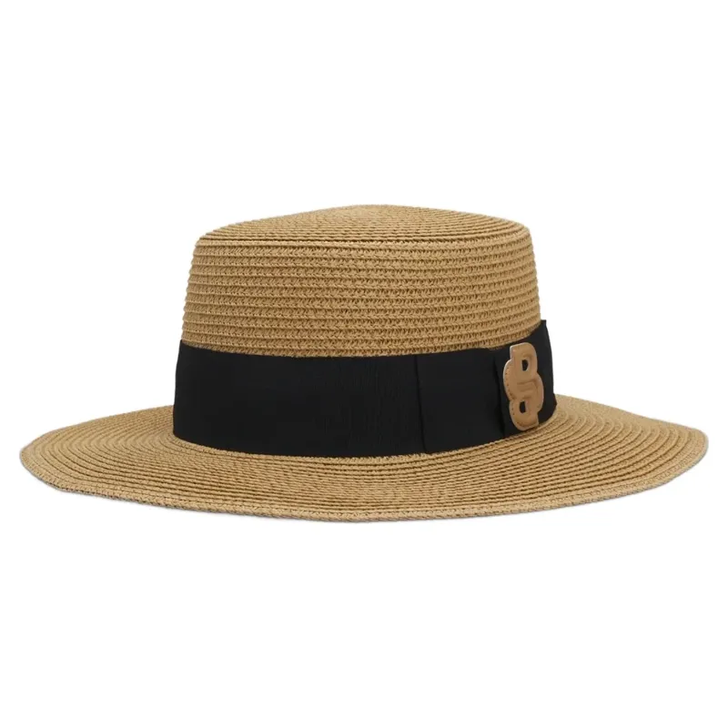 BOSS Equestrian Womens Boater Hat - Camel -1