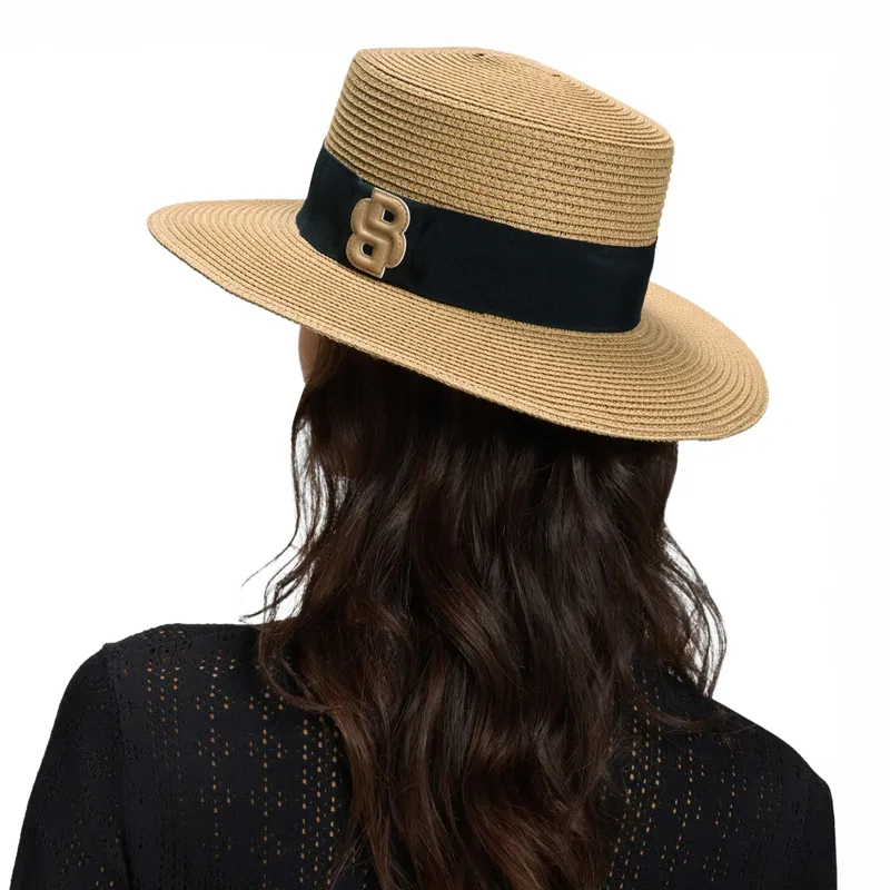 BOSS Equestrian Womens Boater Hat - Camel -2