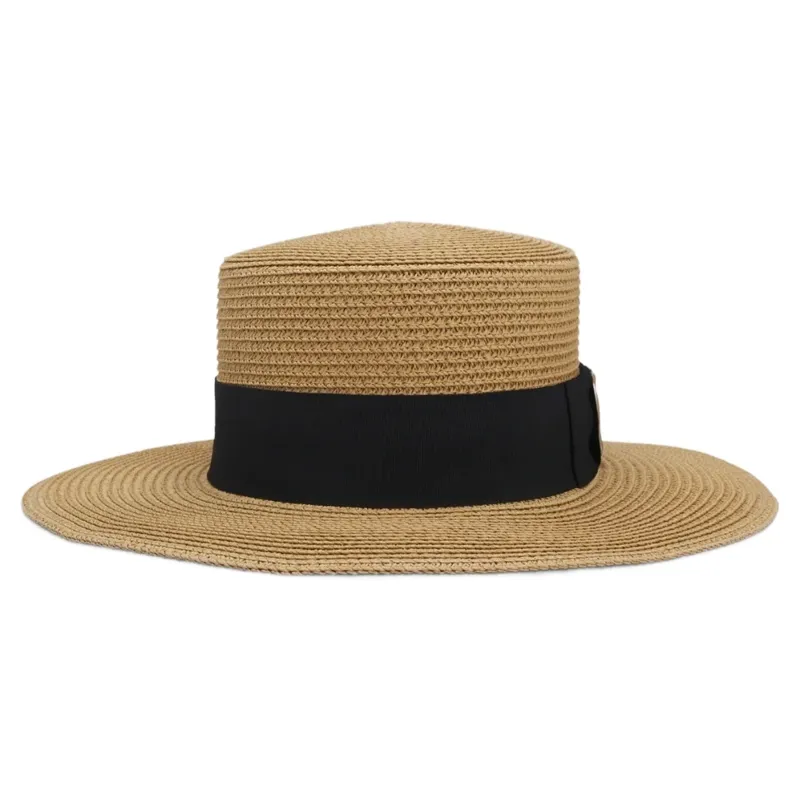 BOSS Equestrian Womens Boater Hat - Camel -4