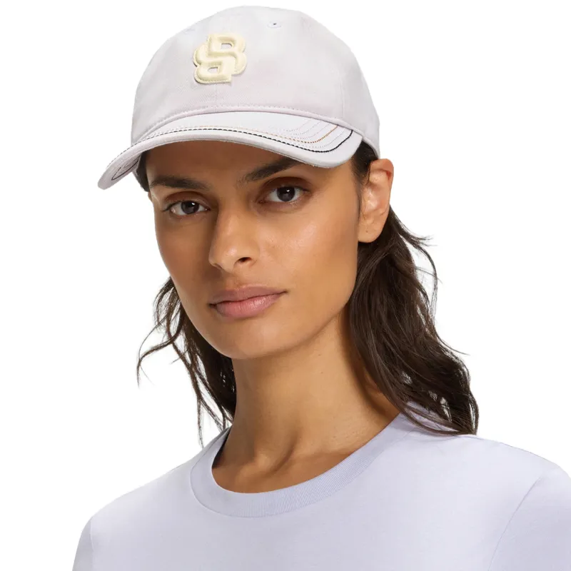 BOSS Equestrian Leather Cap - Orchid -1