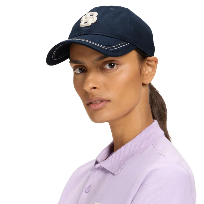 BOSS Equestrian Leather Cap - Sky Captain -1