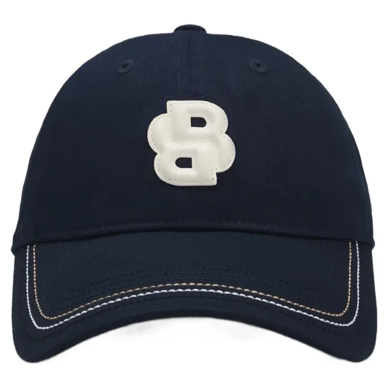 BOSS Equestrian Leather Cap - Sky Captain -2