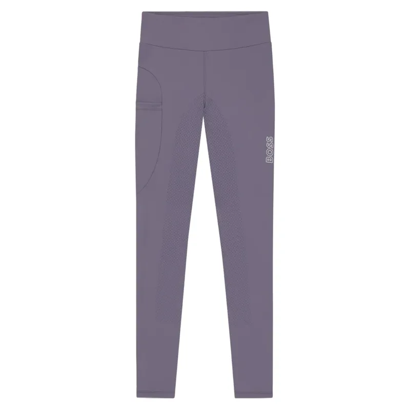 BOSS Equestrian Harriett Full Grip Womens Riding Tights - Shark -1