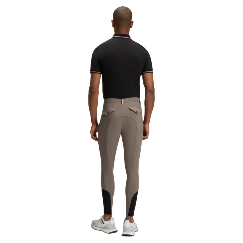 BOSS Equestrian James Knee Grip Mens Breeches - Dark Pumice -4