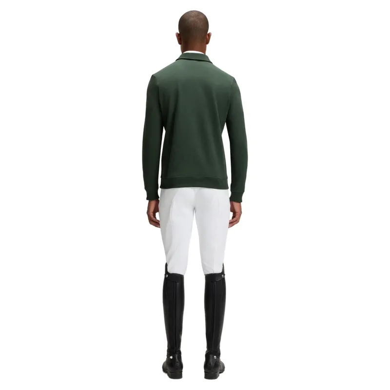 BOSS Equestrian Luis Mens Polo Sweatshirt - Pine Grove-3