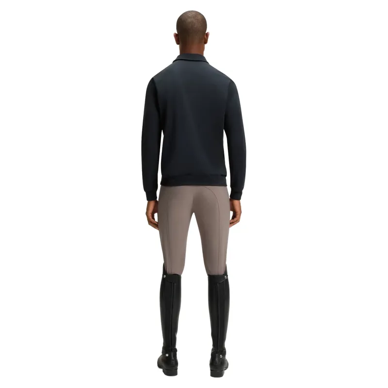 BOSS Equestrian Luis Mens Polo Sweatshirt - Sky Captain -3