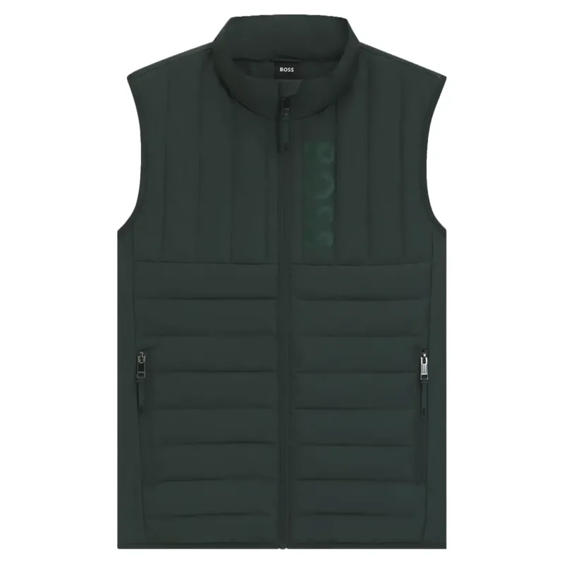 BOSS Equestrian Ruben Mens Gilet - Pine Grove -1
