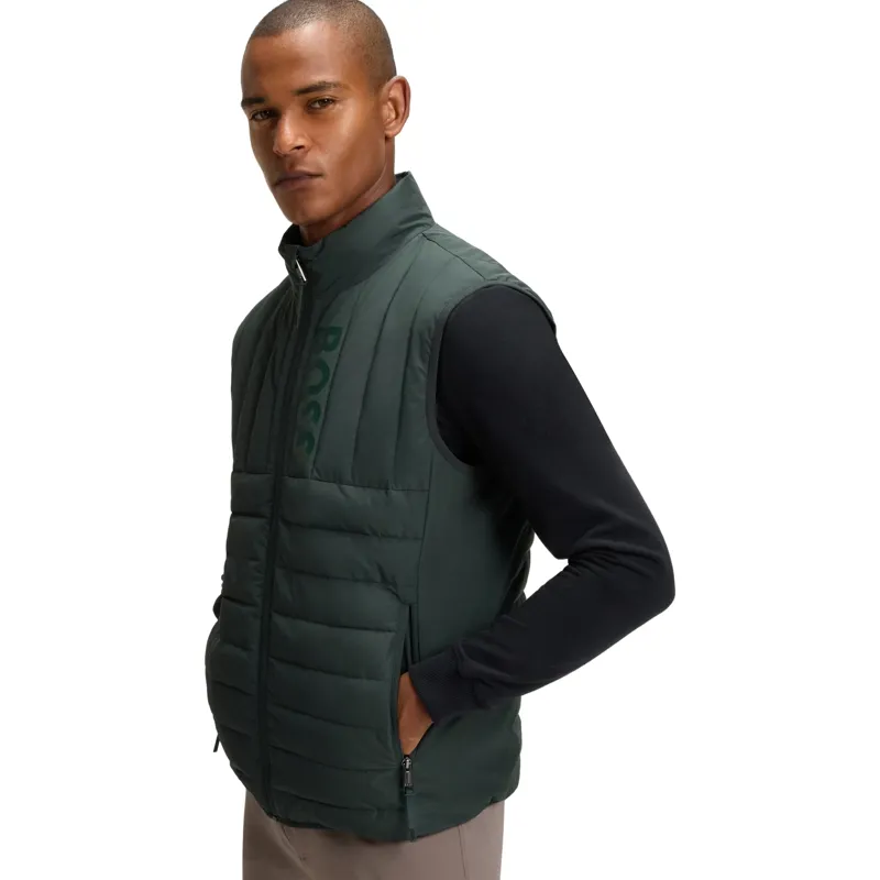 BOSS Equestrian Ruben Mens Gilet - Pine Grove -2