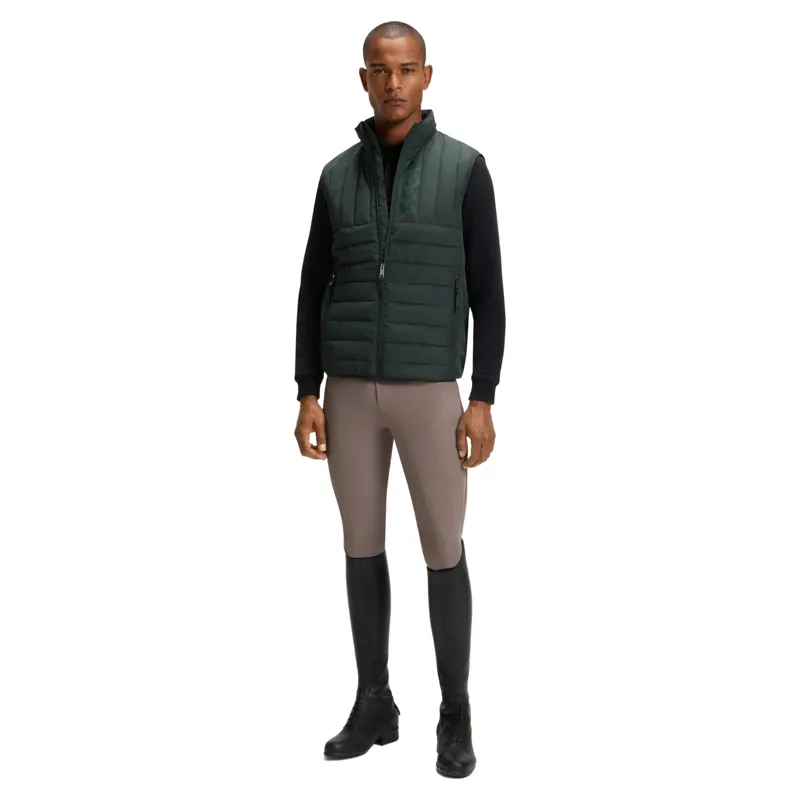 BOSS Equestrian Ruben Mens Gilet - Pine Grove -4