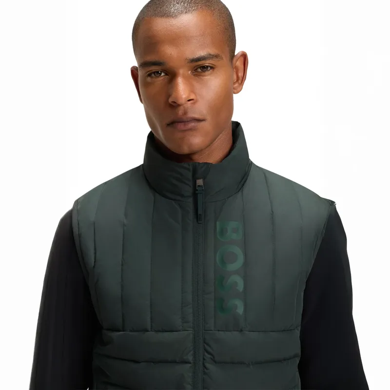 BOSS Equestrian Ruben Mens Gilet - Pine Grove -5