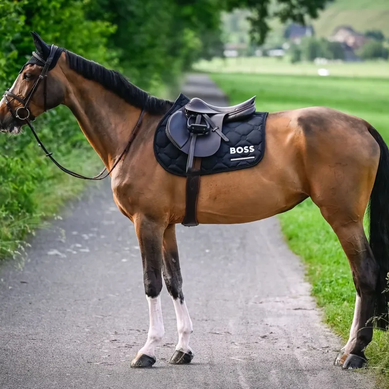 BOSS Equestrian Cheltenham Jump Saddlecloth - Black -2