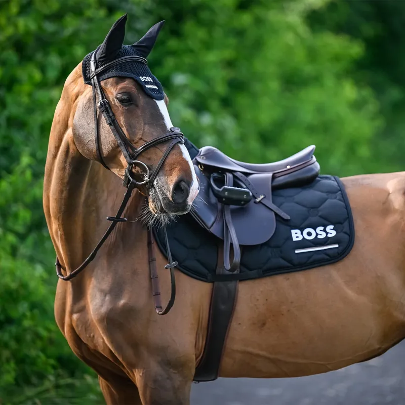 BOSS Equestrian Cheltenham Jump Saddlecloth - Black -3