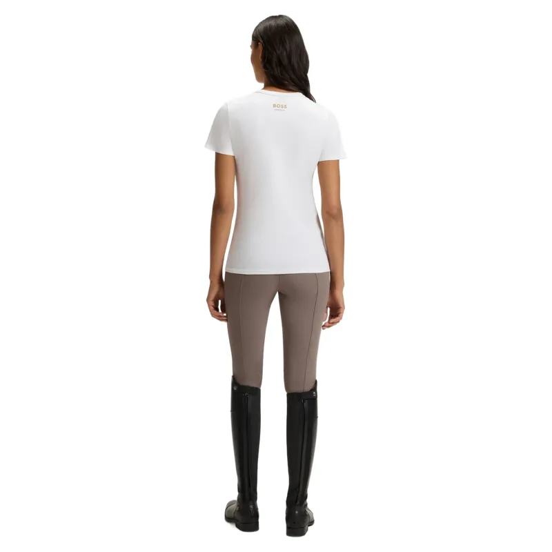 BOSS Equestrian Maya Womens Tee - White -3