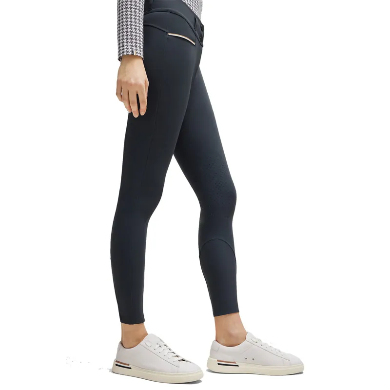 BOSS Equestrian Hannah High Waist Knee Grip Ladies Breeches - Grey-3