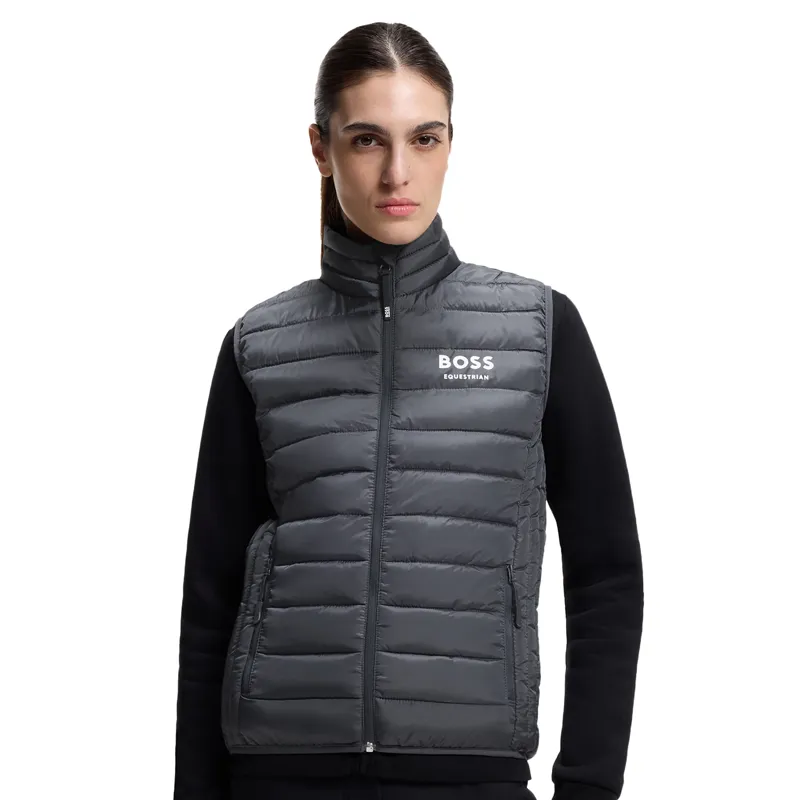 BOSS Equestrian Holiday Nice Womens Puffer Gilet - Graphite