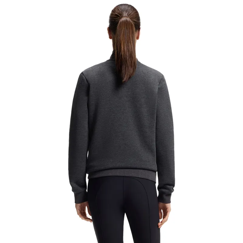 BOSS Equestrian Holiday Paris Womens Training Sweater - Dark Grey/Melange-1