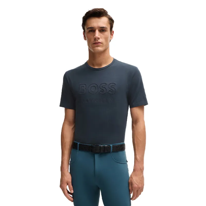 BOSS Equestrian Pierce Mens T-Shirt - Sky Captain