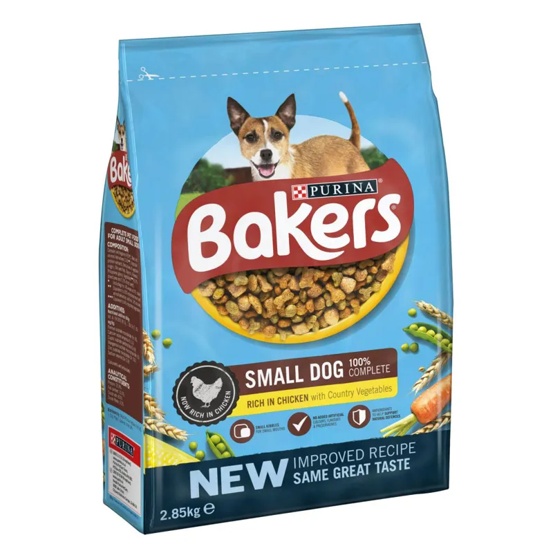 Bakers Complete Small Dog Food - Chicken - 2.85kg