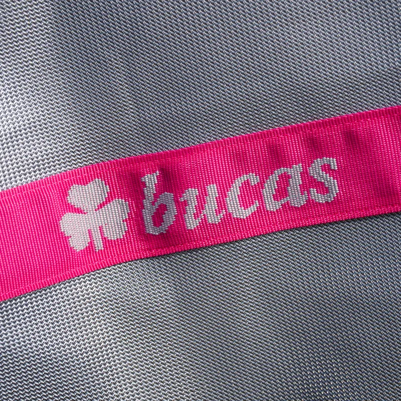 Bucas Buzz Off Detachable Neck Fly Rug - Blue/Blossom-3