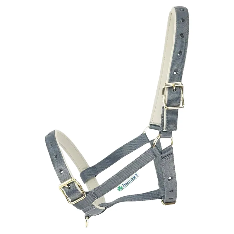 Bucas Dublin Foal Headcollar - Iron Gate/Silver