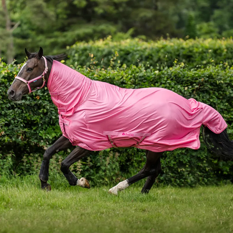 Bucas Freedom Combo Neck Fly Rug - Aurora Pink