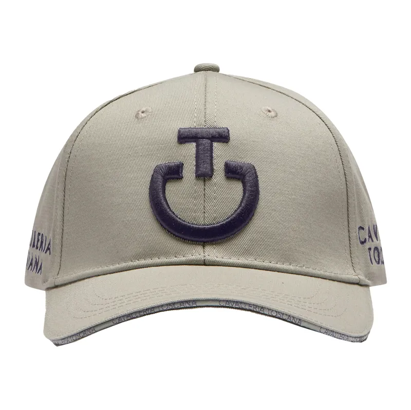 Cavalleria Toscana Logo Cotton Cap - Belgian Block/Charcoal