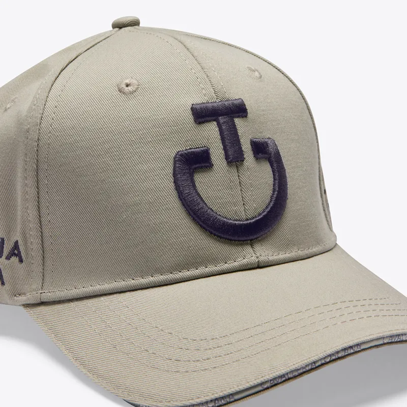 Cavalleria Toscana Logo Cotton Cap - Belgian Block/Charcoal-3