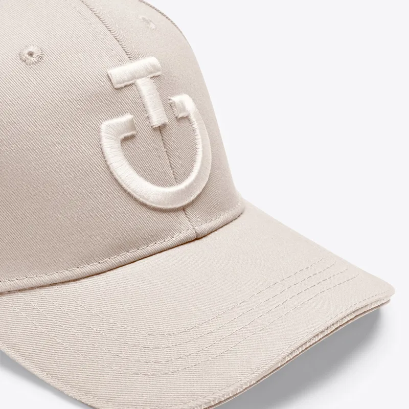 Cavalleria Toscana Logo Cotton Cap - Birch/Birch-3