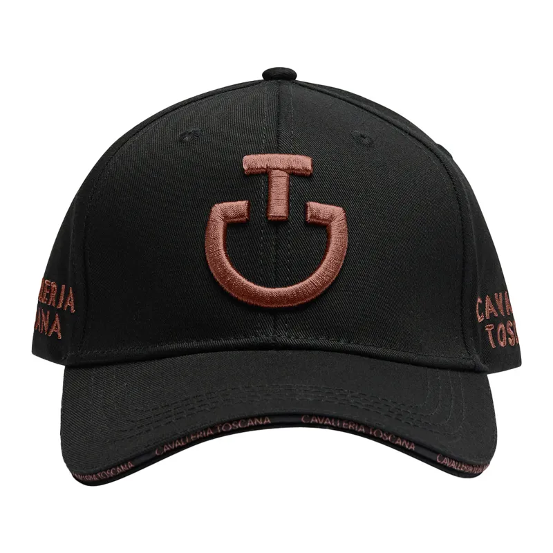 Cavalleria Toscana Logo Cotton Cap - Black/Mink