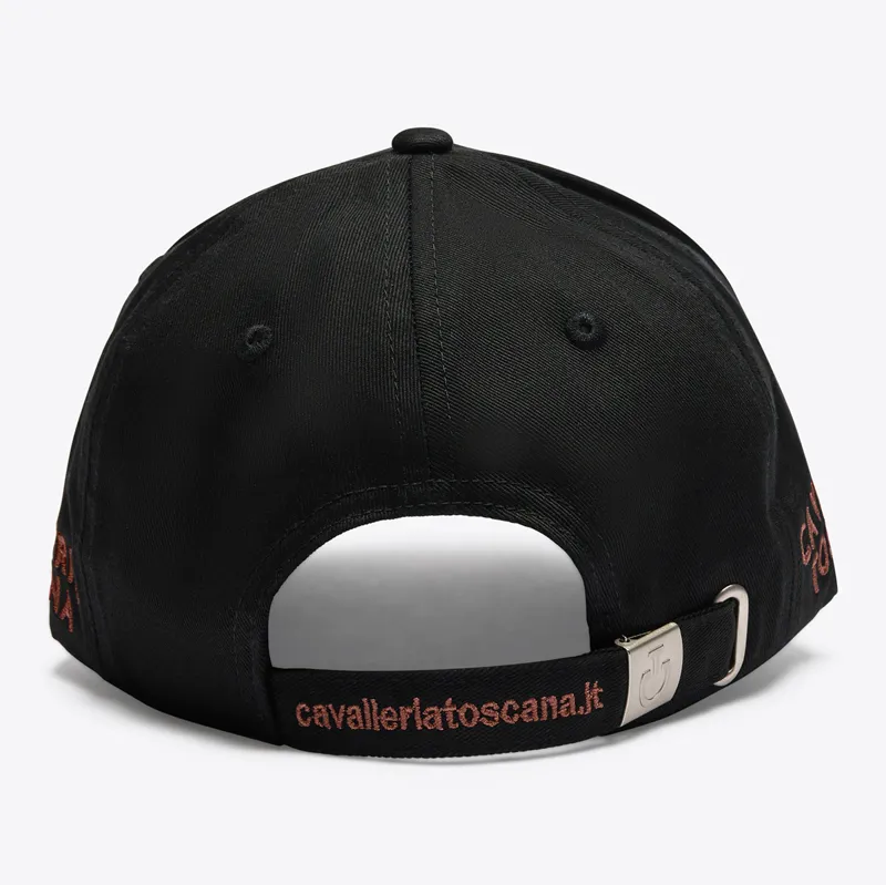 Cavalleria Toscana Logo Cotton Cap - Black/Mink-2