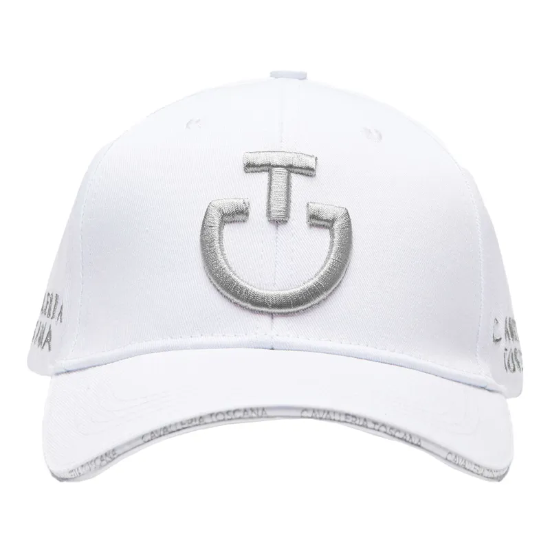 Cavalleria Toscana Logo Cotton Cap - White/Belgian Block