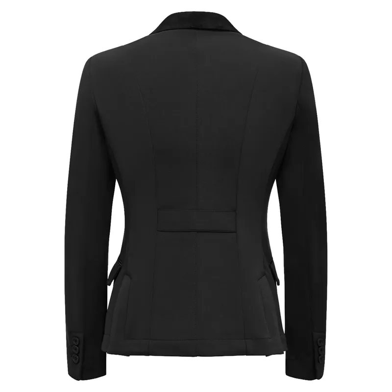 Cavalleria Toscana GP Zip Junior Girls Show Jacket - Black-1