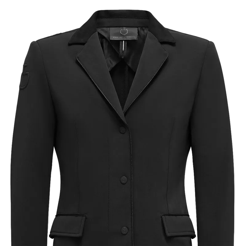 Cavalleria Toscana GP Zip Junior Girls Show Jacket - Black-2