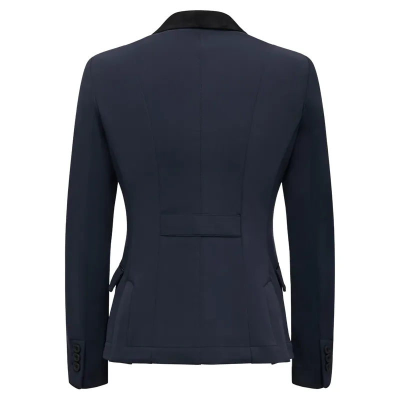Cavalleria Toscana GP Zip Junior Girls Show Jacket - Navy-1