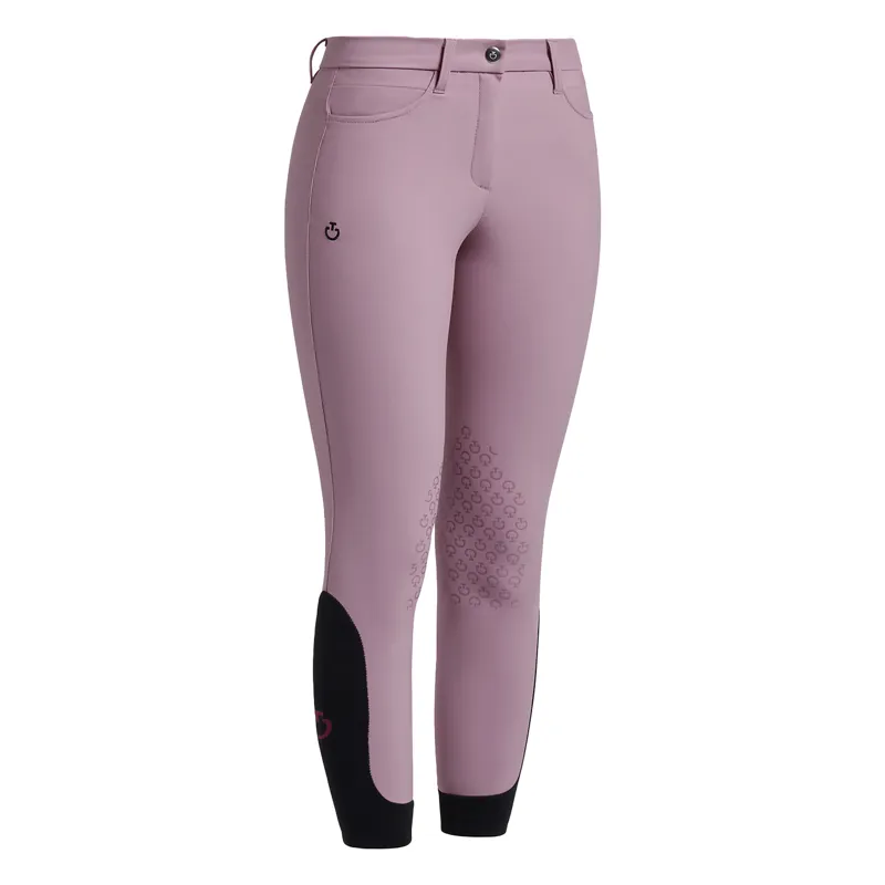 Cavalleria Toscana Junior Girls Colour Grip Breeches - Grape Shake