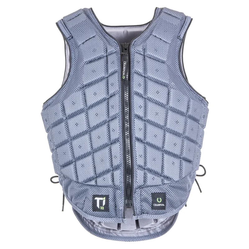 Champion Titanium Ti22 Childrens/Youth Body Protector - Gunmetal Grey-2