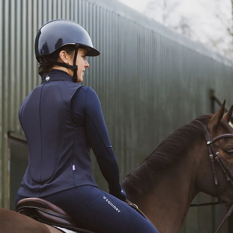Charles Owen Eclipse Womens Gilet Back Protector - Navy-7
