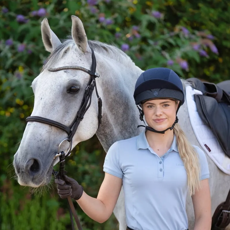 Charles Owen EQx x This Esme Phoenix Skull Riding Hat - Navy-6