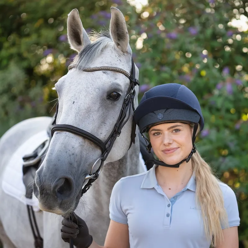 Charles Owen EQx x This Esme Phoenix MIPS Skull Riding Hat - Navy-1