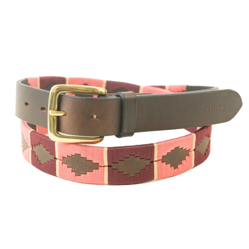 Chukka Broad Belt - Luna Brown/Pink/Champagne