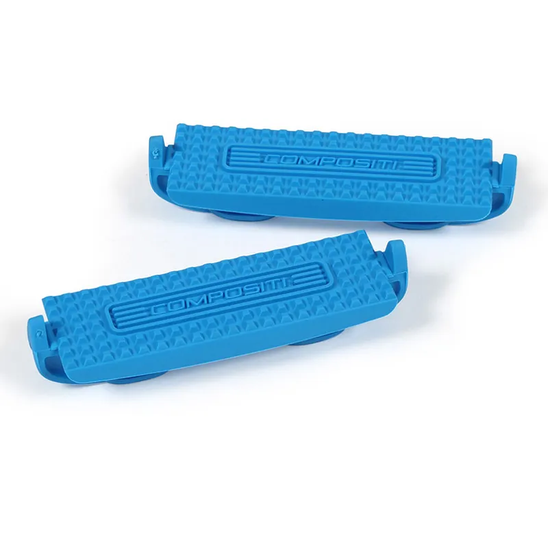 Compositi Premium Profile Adults Stirrup Treads - Bright Blue