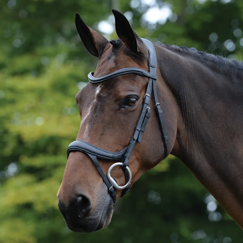 Collegiate ComFiTec Vogue Anatomical Bridle - Black - TRIAL-1